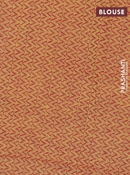 Chettinad cotton saree deep maroon and mustard yellow with thread woven buttas and ganga jamuna border