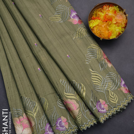 Collection image for: Embroidered Semi Raw Silks