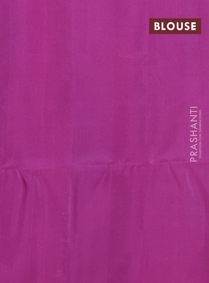 Pure soft silk saree pink with allover silver zari woven brocade weaves in borderless style