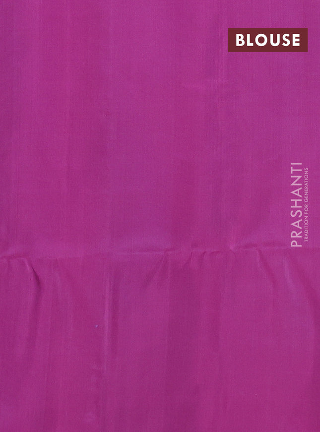 Pure soft silk saree pink with allover silver zari woven brocade weaves in borderless style