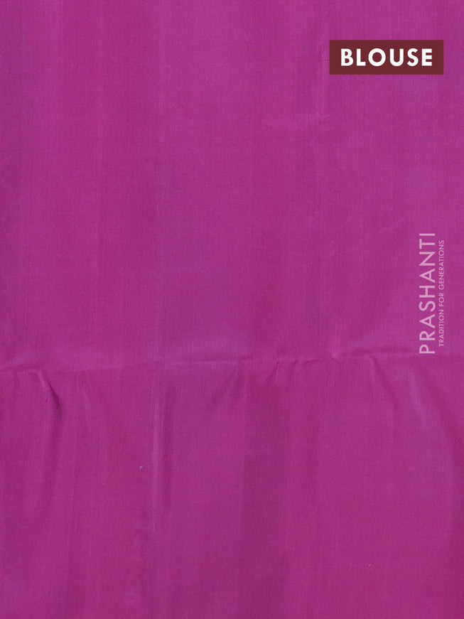 Pure soft silk saree pink with allover silver zari woven brocade weaves in borderless style