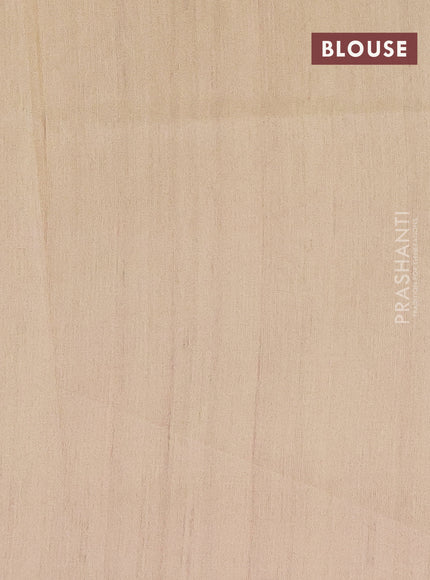 Semi tussar saree brown and sandal with bandhini butta prints and printed border