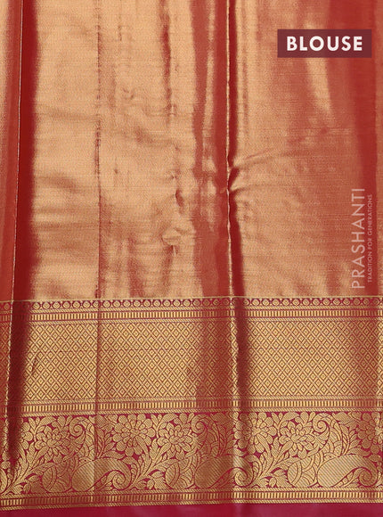 Bangalori tissue silk saree yellow and pink with allover zari woven brocade weaves and long zari woven border
