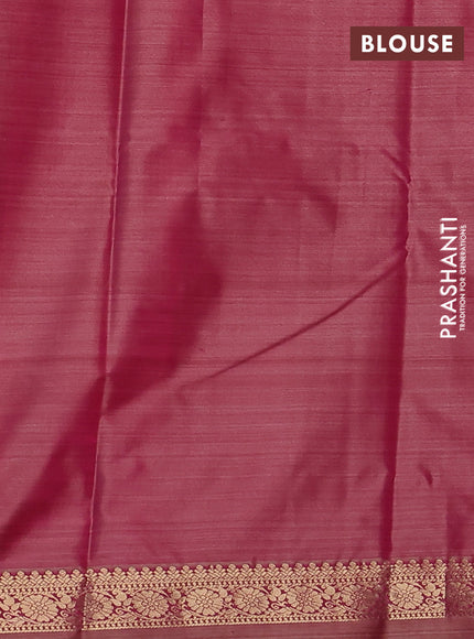 Bangalori semi silk saree pastel pink with allover ikat weaves and zari woven border