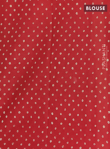 Muslin cotton saree mustard yellow and maroon with ajrakh prints and printed border