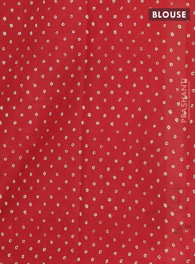 Muslin cotton saree navy blue and maroon with kalamkari prints and printed border