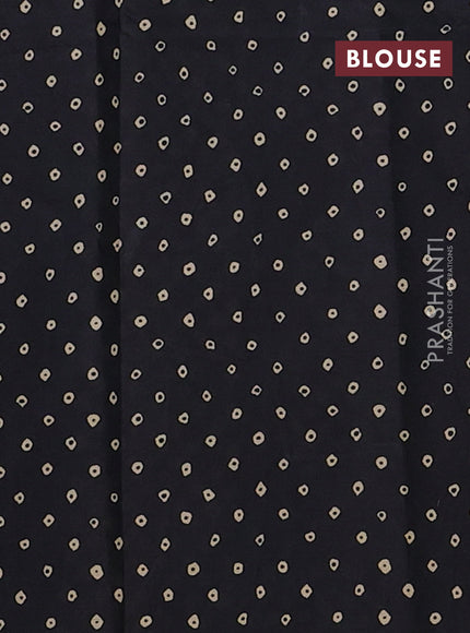 Muslin cotton saree maroon and black with paisley prints and printed border