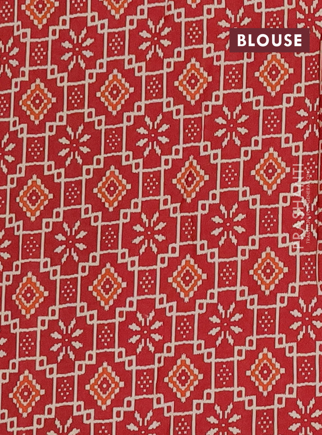 Muslin cotton saree sap green and maroon with allover prints and printed border