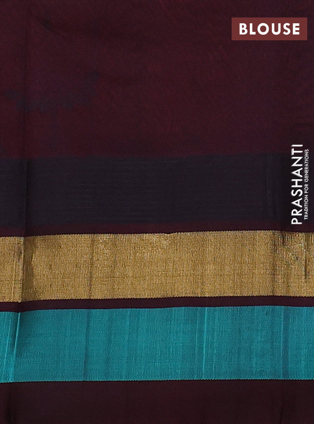 Silk cotton saree red and deep maroon with allover pichwai prints and temple design zari woven simple border