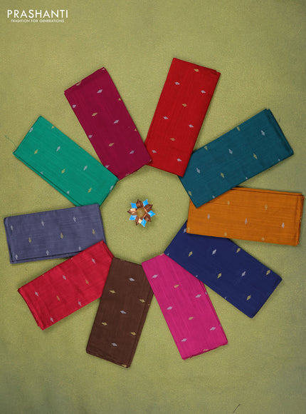 Raw silk blouse bits Multi colour Pack of 10