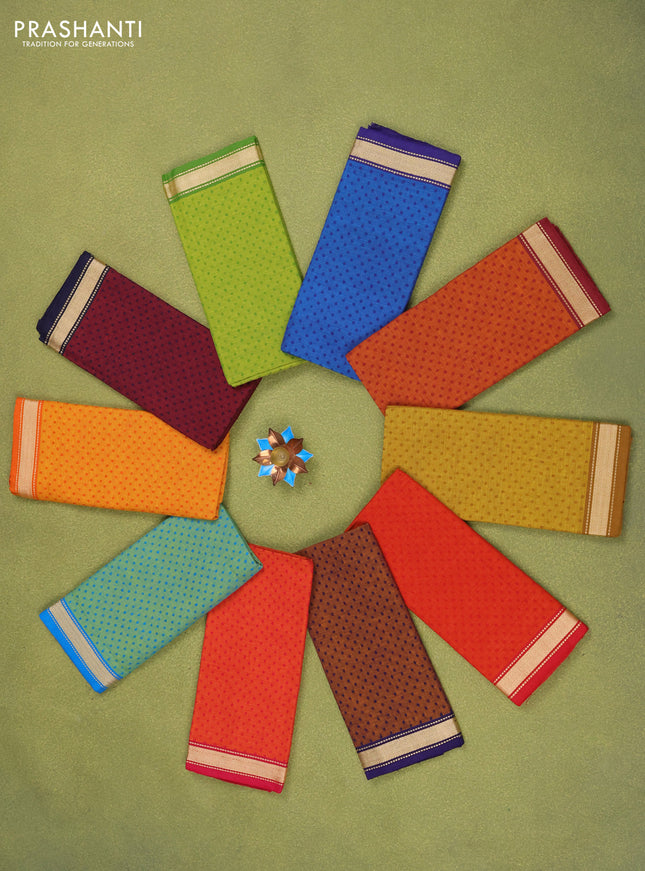 Chettinad blouse bits Multi colour Pack of 10