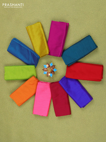 Spun cotton blouse bits Multi colour Pack of 10