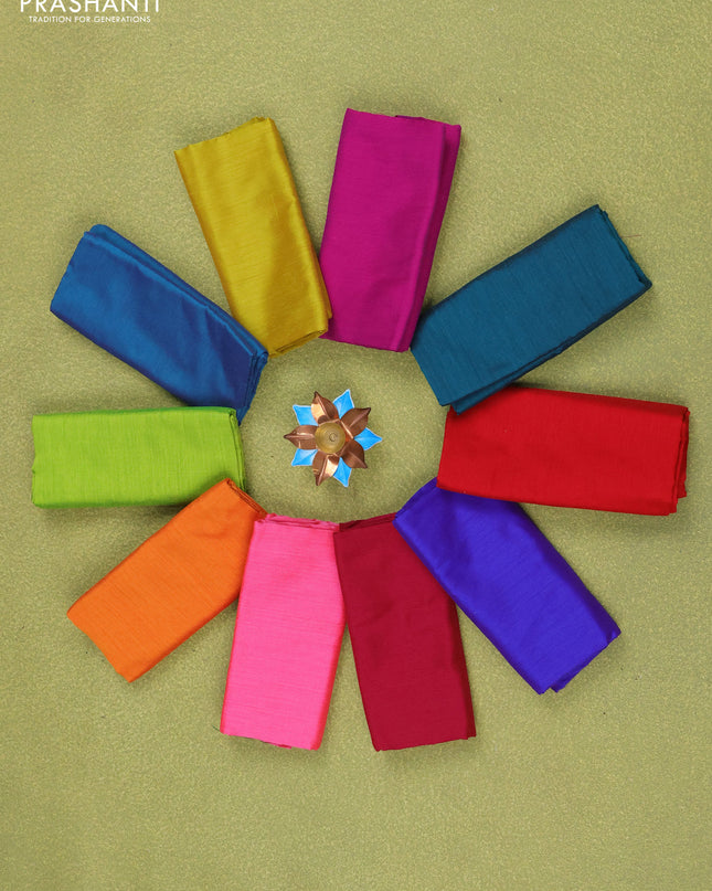 Spun cotton blouse bits Multi colour Pack of 10