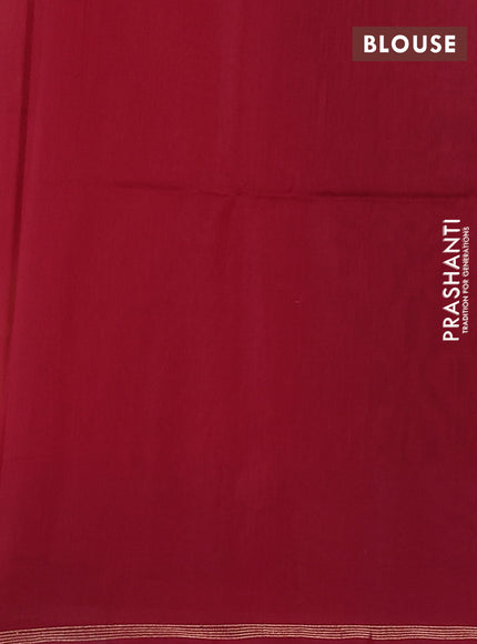 Kora silk cotton saree dual shade of mustard yellowish pink and magenat pink with zari woven buttas and zari woven paisley butta border