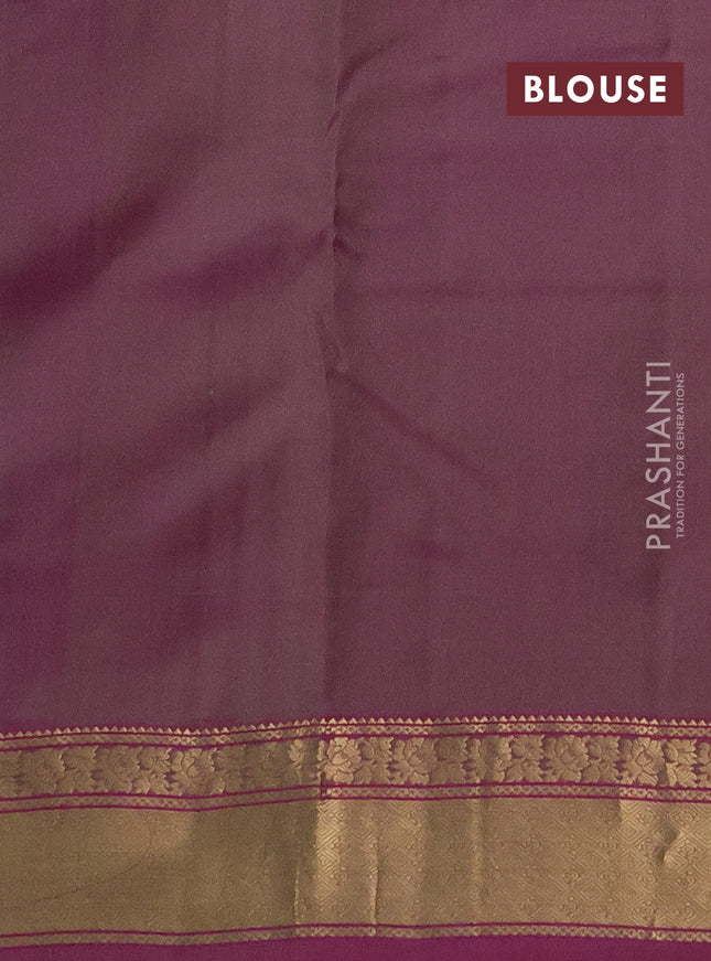 Pure kanchipuram silk saree pastel green and pink with zari woven buttas and rich zari woven border