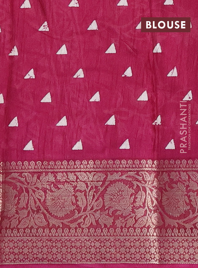 Semi dola saree wine shade with allover prints and zari woven border