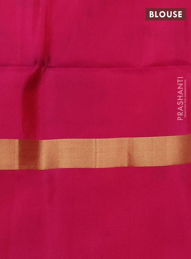 Ikat soft silk saree yellow and pink with allover ikat weaves and long zari woven ikat style border