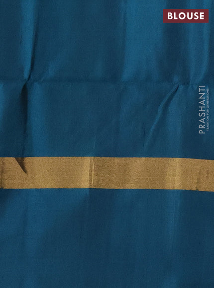 Ikat soft silk saree lavender and peacock green with allover ikat weaves and long zari woven ikat style border