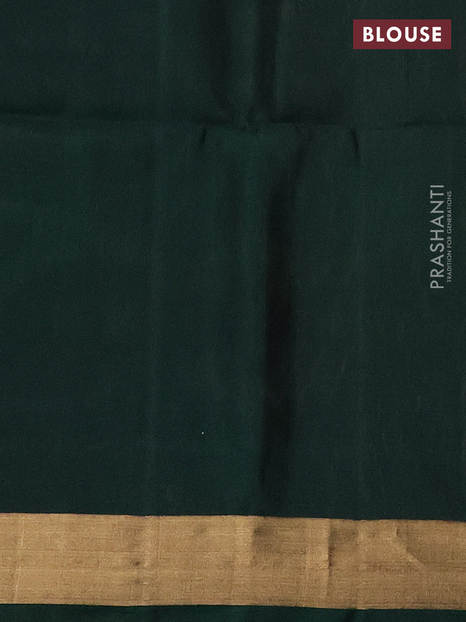 Ikat soft silk saree pink and green with allover ikat weaves and long ikat woven zari border