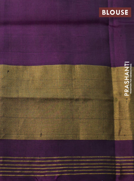 Rajkot patola silk saree pink and deep jamun with allover ikat weaves and long zari woven border