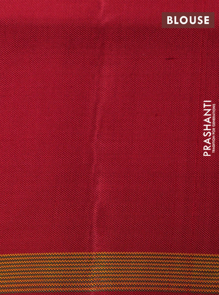 Rajkot patola silk saree off white grey and red with allover ikat weaves and simple zari border