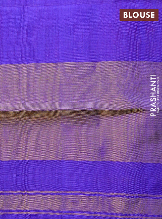 Rajkot patola silk saree dual shade of pink and blue with allover ikat weaves and long zari woven border