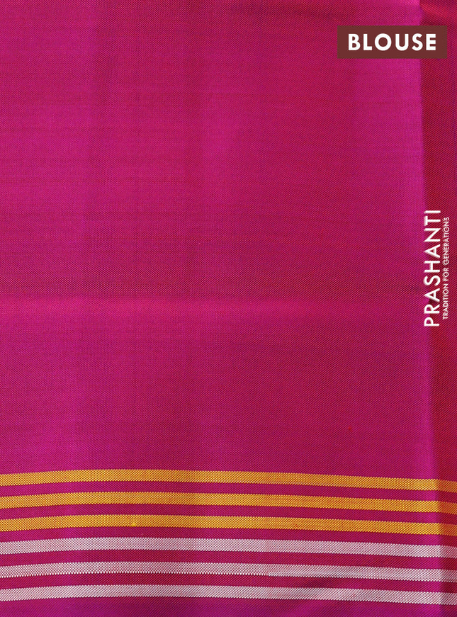 Rajkot patola silk saree deep purple with allover ikat weaves and simple border