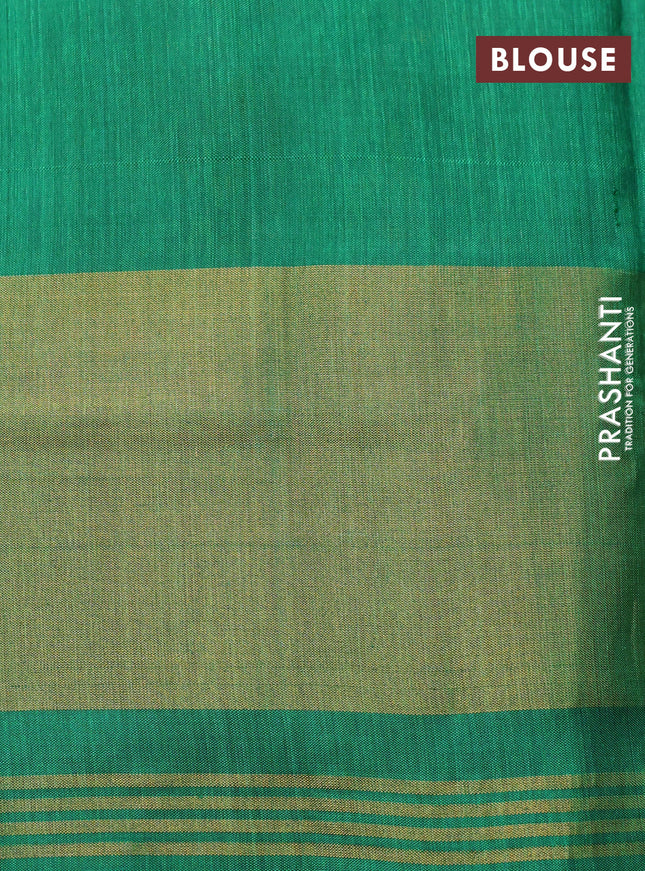 Rajkot patola silk saree mustard yellow and green with allover ikat weaves and long zari woven border
