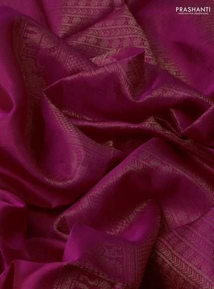 Pure soft silk saree pink with zari woven buttas and zari woven border