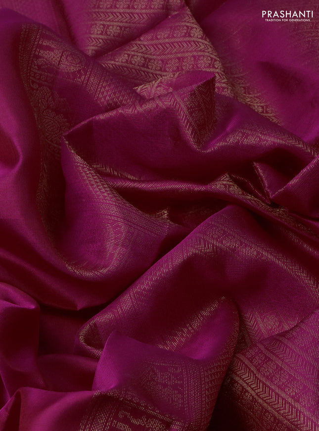 Pure soft silk saree pink with zari woven buttas and zari woven border