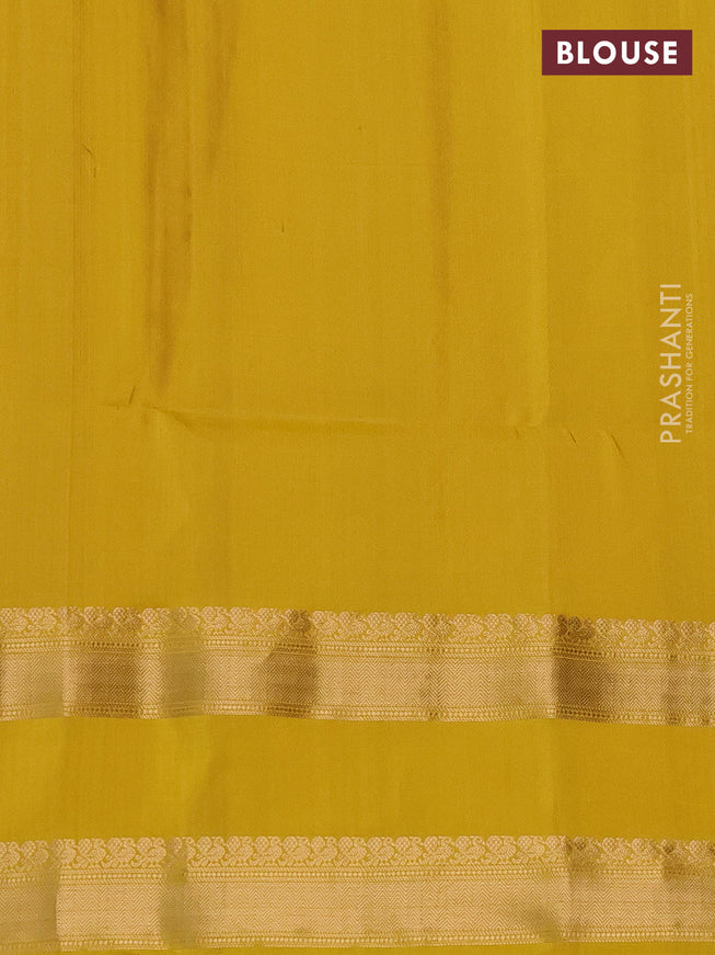 Pure soft silk saree beige with zari woven buttas and rettapet zari woven border