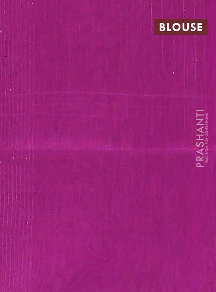 Semi dupion saree pastel pink and purple with allover thread & sequin weaves and sequin work pallu