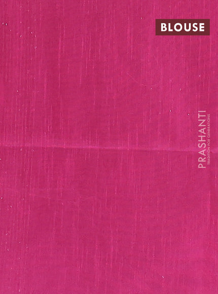 Semi dupion saree violet and pink with allover thread & sequin weaves and sequin work pallu