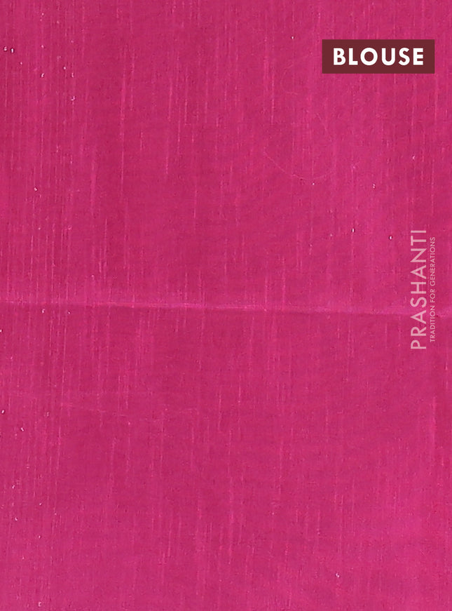 Semi dupion saree violet and pink with allover thread & sequin weaves and sequin work pallu