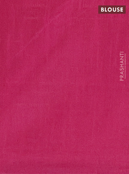 Semi dupion saree beige and pink with allover zari weaves in borderless style