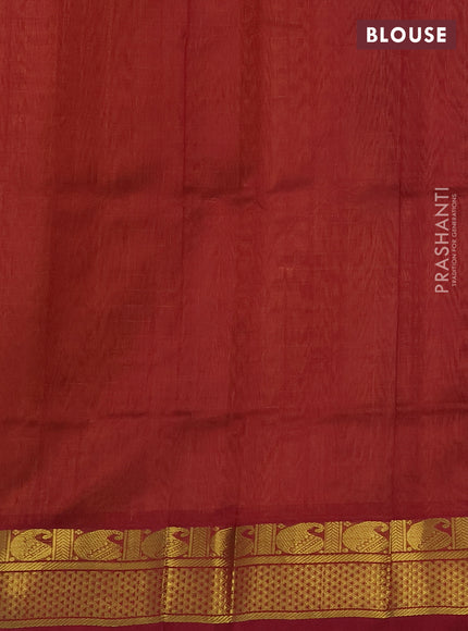 Silk cotton saree yellow shade and maroon with allover lakshadeepam weaves and zari woven border