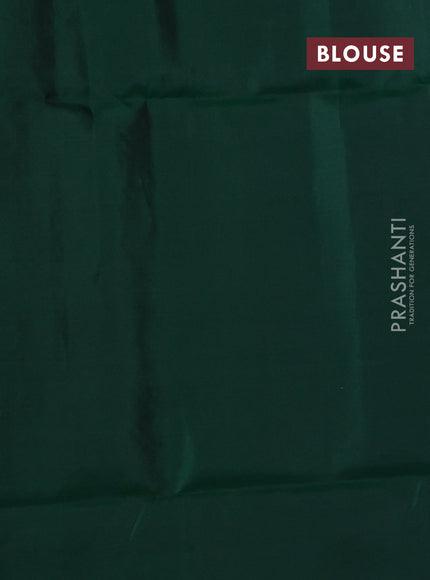 Kanchipuram soft silk saree maroon and green with allover zari woven buttas and rich zari woven border