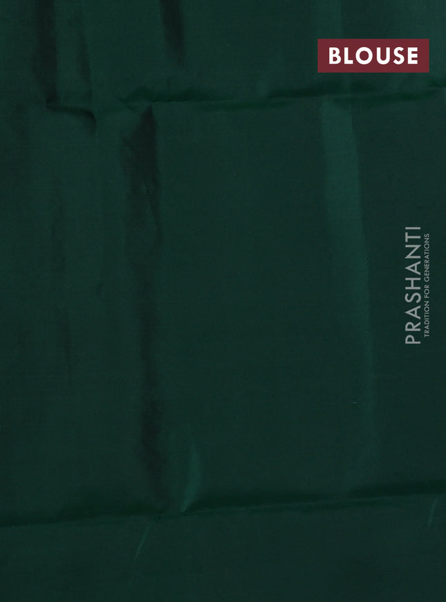 Kanchipuram soft silk saree maroon and green with allover zari woven buttas and rich zari woven border