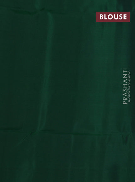 Kanchipuram soft silk saree maroon and green with zari woven geometric buttas and zari woven butta border