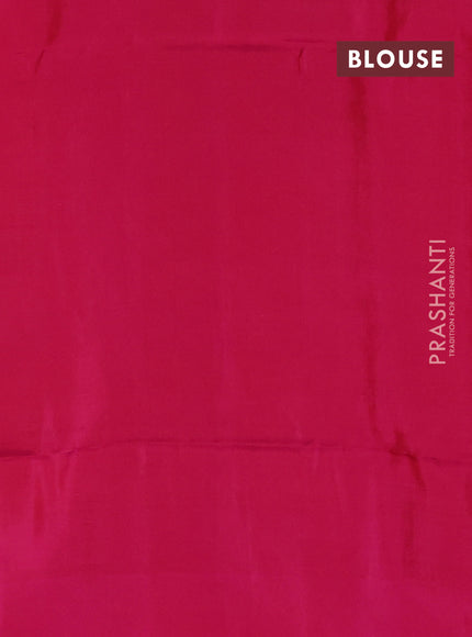 Kanchipuram soft silk saree orange and pink with allover zari woven brocdae weaves and rich zari woven border