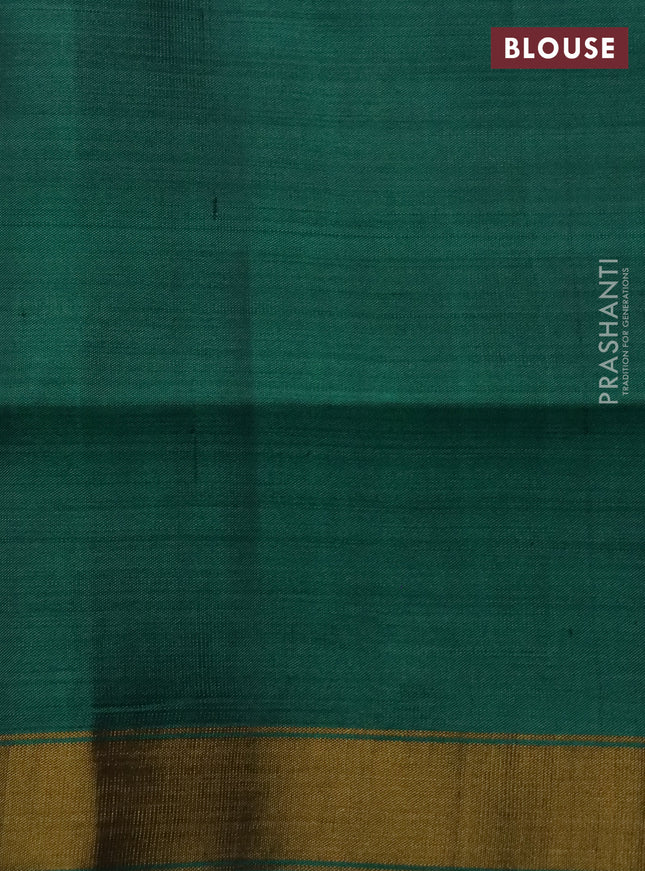 Rajkot patola silk saree pink and green with allover ikat weaves and zari woven border