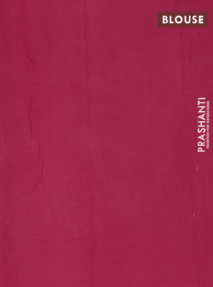 Jaipur cotton saree pastel maroon with butta prints and printed border