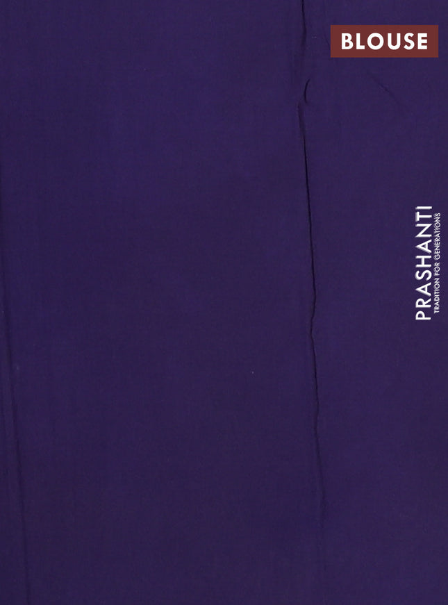 Jaipur cotton saree yellow and navy blue with allover tie & dye prints and printed border