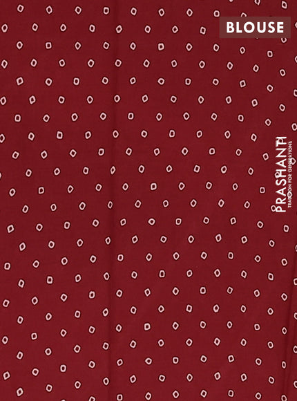 Jaipur cotton saree black and maroon with allover kalamkari prints and printed border