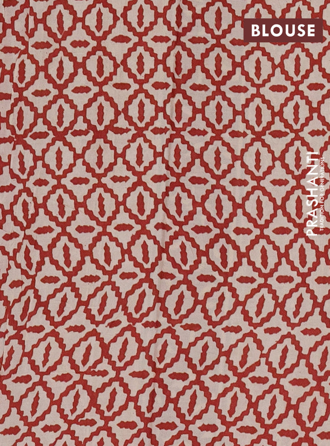 Jaipur cotton saree black and maroon black with allover kalamkari prints and printed border