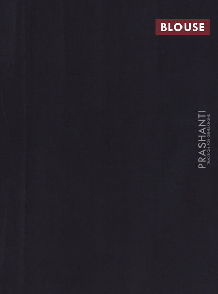 Ikat cotton saree yellow and black with allover ikat weaves and simple border