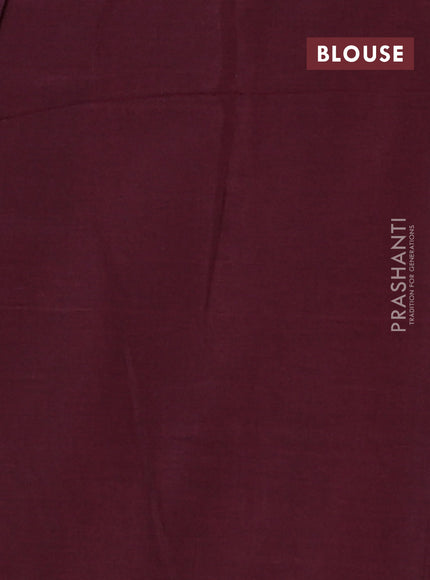 Ikat cotton saree pink shade and wine shade with allover ikat butta weaves and simple border