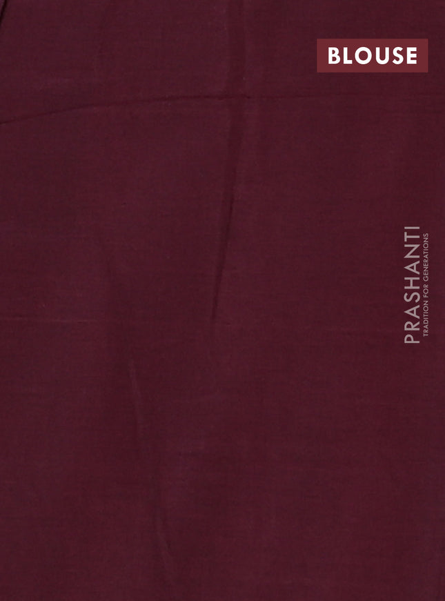 Ikat cotton saree pink shade and wine shade with allover ikat butta weaves and simple border