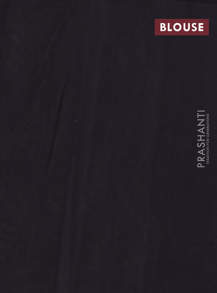 Ikat cotton saree pink shade and black with allover ikat butta weaves and simple border