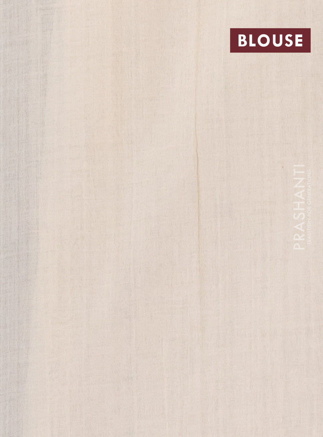 Ikat cotton saree black and off white with allover ikat butta weaves and temple design simple border